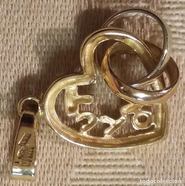 Joyeria: Colgante coraz&oacute;n Oro 18 Kts. - Foto 4