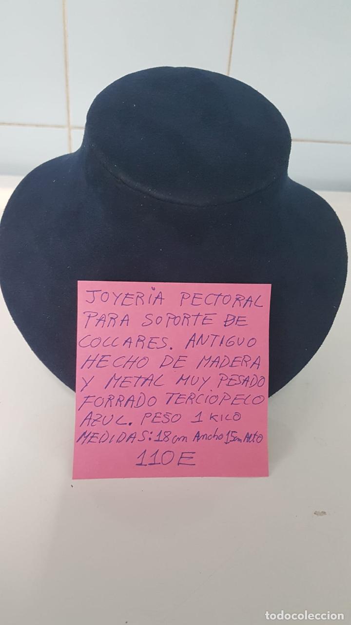 Joyeria: PETO SOPORTE COLLARES MADERA Y TERCIOPELO - Foto 6