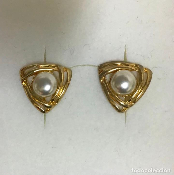 Joyeria: PENDIENTES DORADOS Y PERLAS - Foto 1
