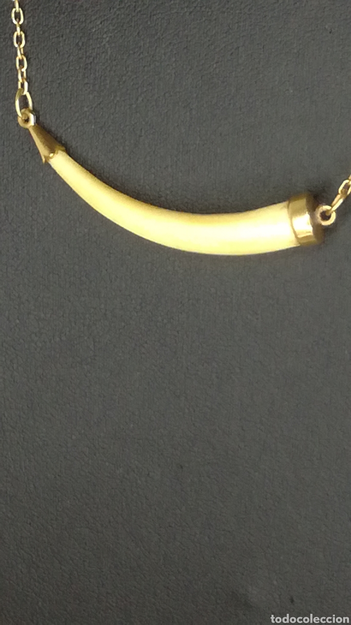 Joyeria: Colgante de oro y marfil - Foto 1