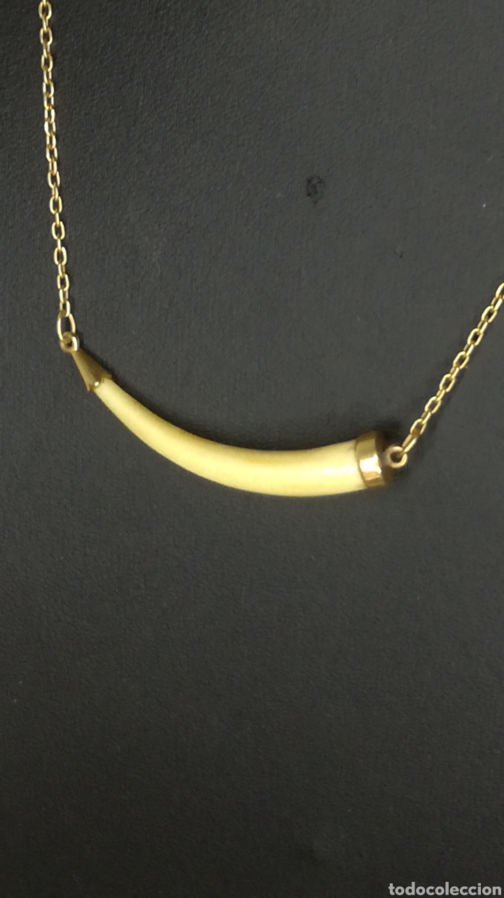 Joyeria: Colgante de oro y marfil - Foto 2