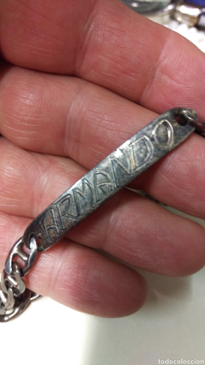 Joyeria: ANTIGUA PULSERA DE PLATA CONTRASTADA - Foto 2