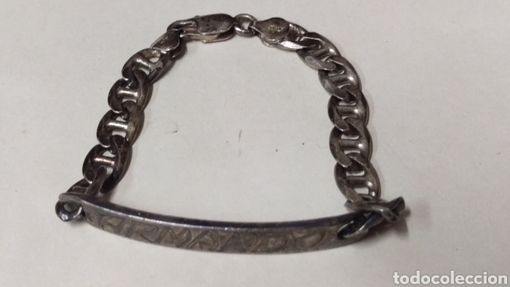 Joyeria: ANTIGUA PULSERA DE PLATA CONTRASTADA - Foto 1