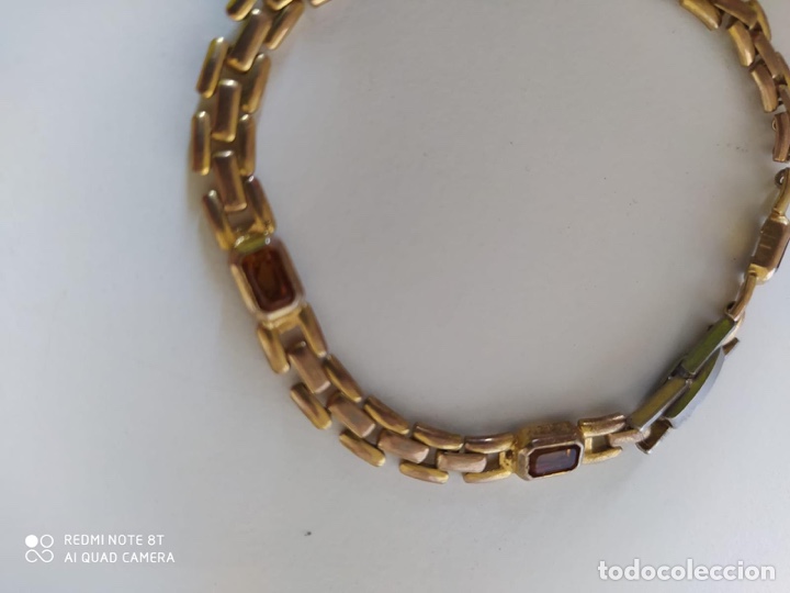 Joyeria: Pulsera Chapada en oro con piedras - Foto 2