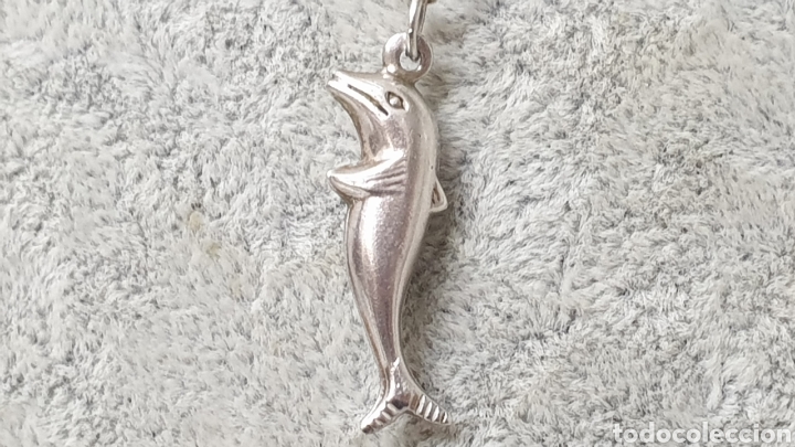 Joyeria: CADENA Y COLGANTE EN PLATA DE LEY EN FORMA DELFIN - Foto 1