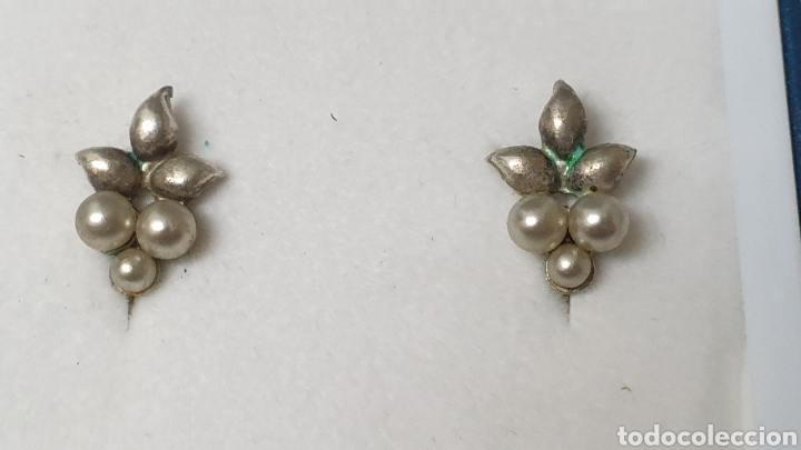 Joyeria: PENDIENTES ANTIGUOS EN PLATA DE LEY - Foto 4