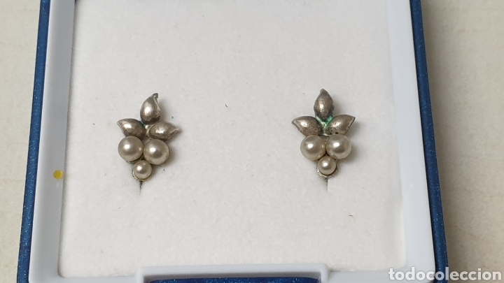 Joyeria: PENDIENTES ANTIGUOS EN PLATA DE LEY - Foto 1