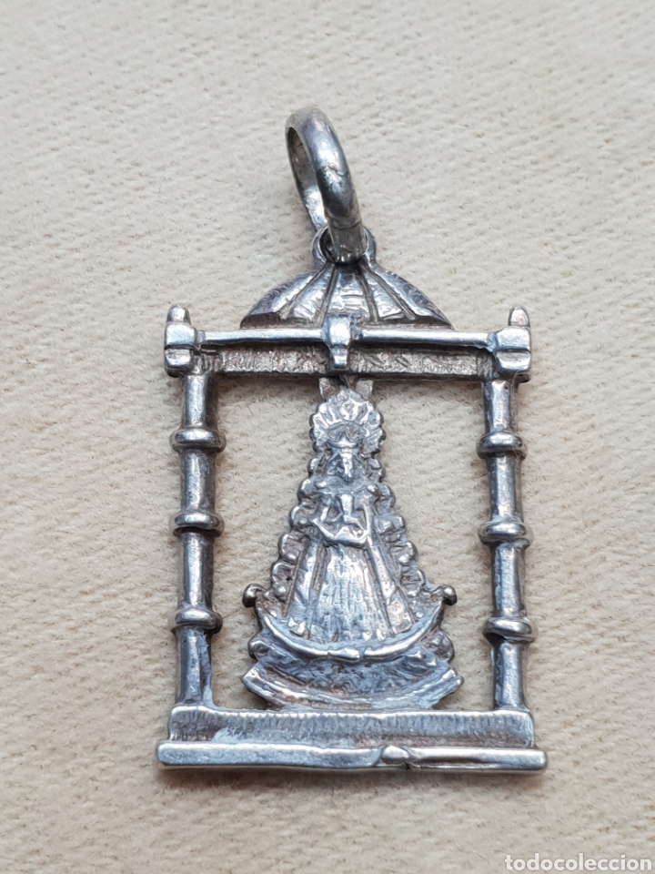 Joyeria: MEDALLA DE PLATA DE LEY. VIRGEN DEL ROCIO - Foto 1