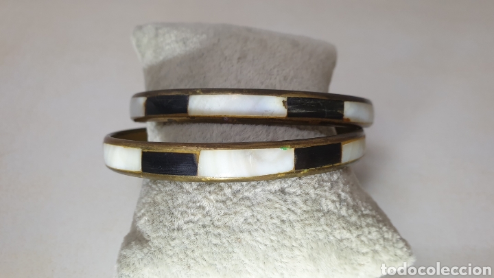 Joyeria: PULSERA EN NACAR ONIX Y LATON - Foto 2