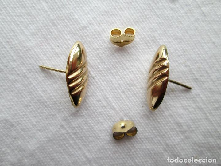 Joyeria: PENDIENTES CHAPADO EN ORO DE 18 KLTS. - SIN ESTRENAR - Foto 5