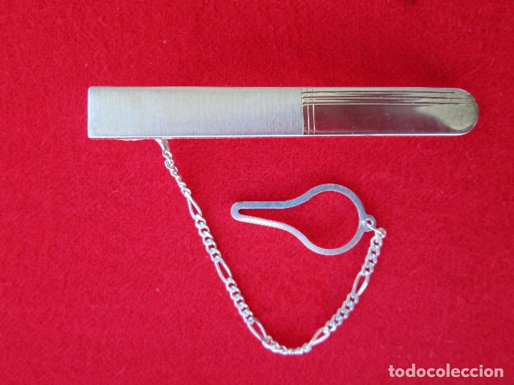 Joyeria: PASADOR DE CORBATA DE PLATA DE LEY PUNZONADO - Foto 1