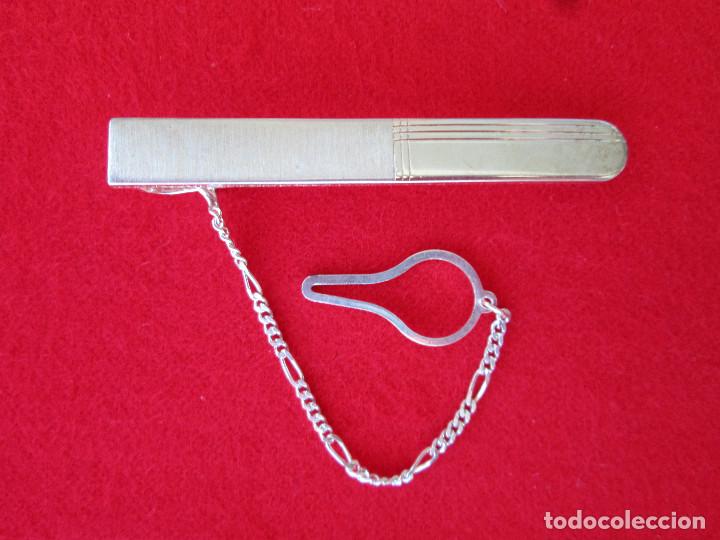 Joyeria: PASADOR DE CORBATA DE PLATA DE LEY PUNZONADO - Foto 2
