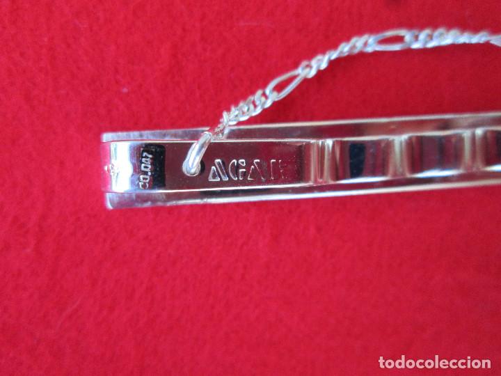 Joyeria: PASADOR DE CORBATA DE PLATA DE LEY PUNZONADO - Foto 5
