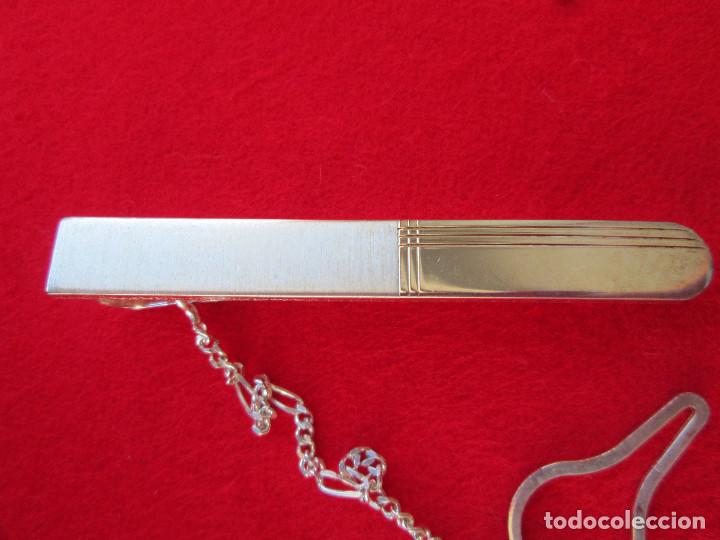 Joyeria: PASADOR DE CORBATA DE PLATA DE LEY PUNZONADO - Foto 6