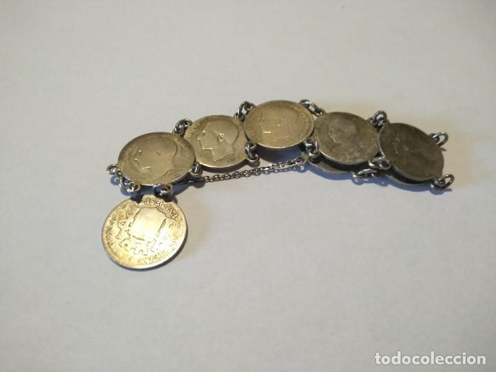 Joyeria: Pulsera monedas antiguas plata - Foto 2