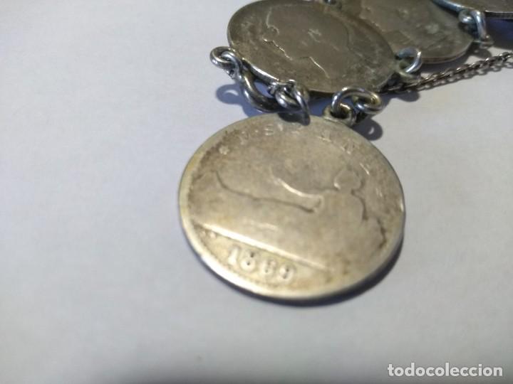 Joyeria: Pulsera monedas antiguas plata - Foto 3