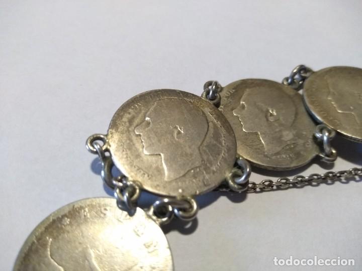 Joyeria: Pulsera monedas antiguas plata - Foto 4