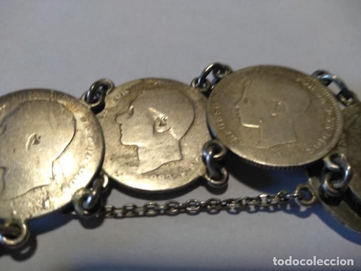 Joyeria: Pulsera monedas antiguas plata - Foto 5