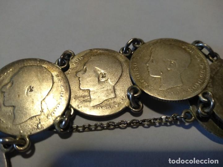 Joyeria: Pulsera monedas antiguas plata - Foto 6