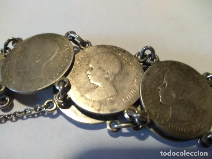 Joyeria: Pulsera monedas antiguas plata - Foto 8