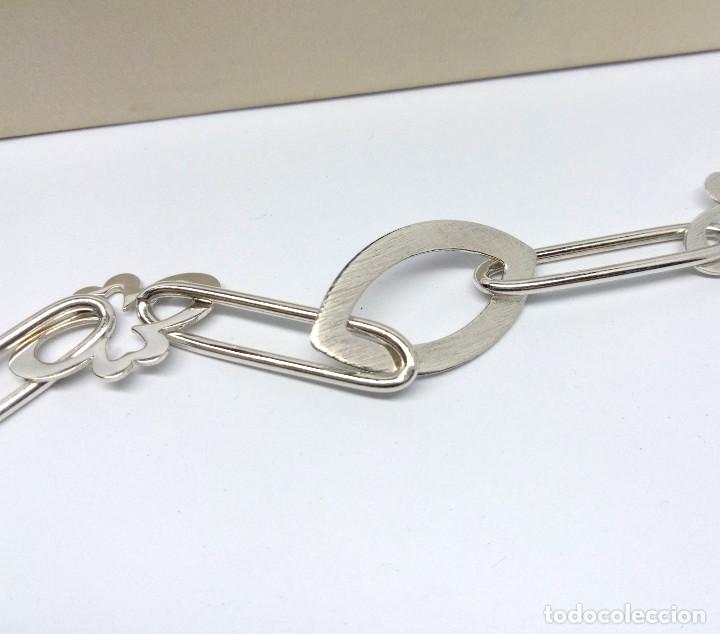 Joyeria: PULSERA DE PLATA DE LEY EN BRILLO Y MATE - MEDIDA 19 cm. - Foto 3