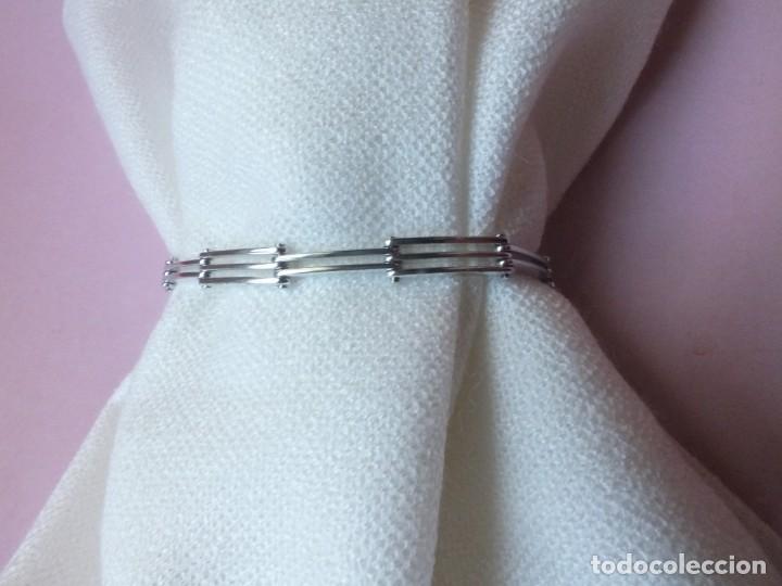 Joyeria: PULSERA DE ACERO BONITO DISE&Ntilde;O DE FINOS ESLABONES PIEZAS DEL CORTE INGL&Eacute;S