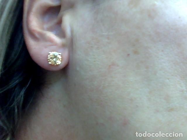 Joyeria: pendientes oro 18 kts y circonita - Foto 3