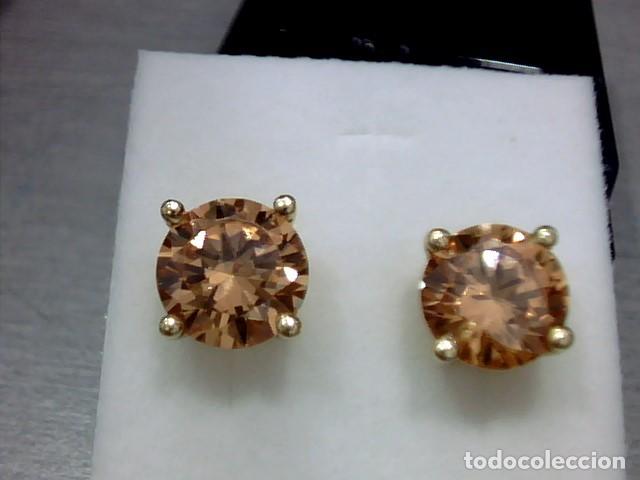 Joyeria: pendientes oro 18 kts y circonita - Foto 4