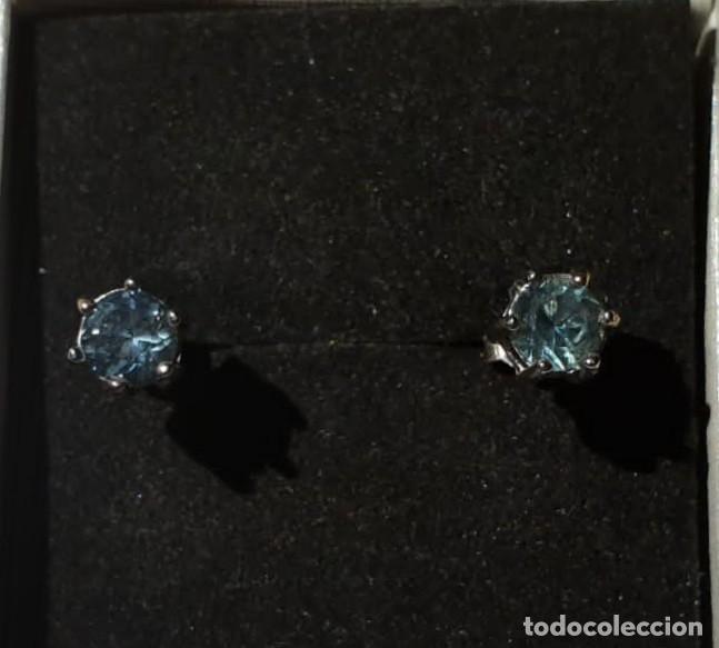 Joyeria: Pendientes zafiros y plata 925 - Foto 1