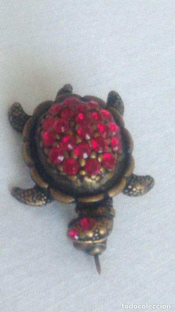 Joyeria: BROCHE DE TORTUGA CON PEDRER&Iacute;A - Foto 4