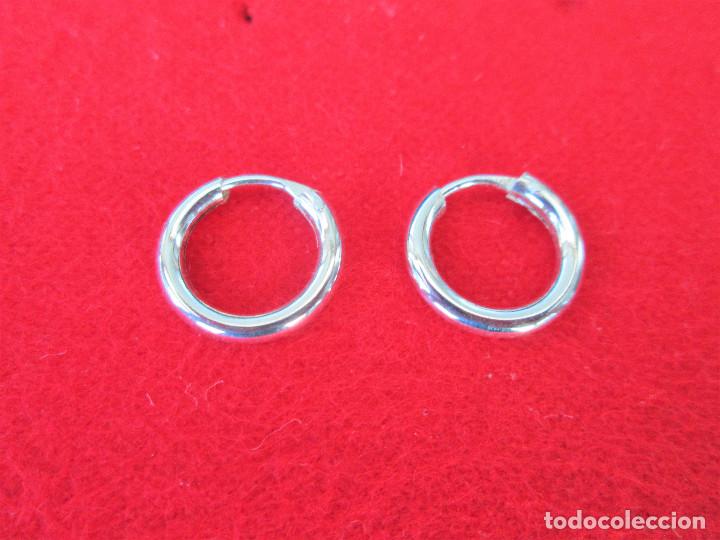 Joyeria: AROS DE PLATA DE LEY. PEQUE&Ntilde;OS - SIN ESTRENAR - Foto 2