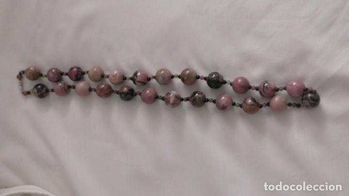 Joyeria: Collar de bolas de mineral jaspeado - Foto 12
