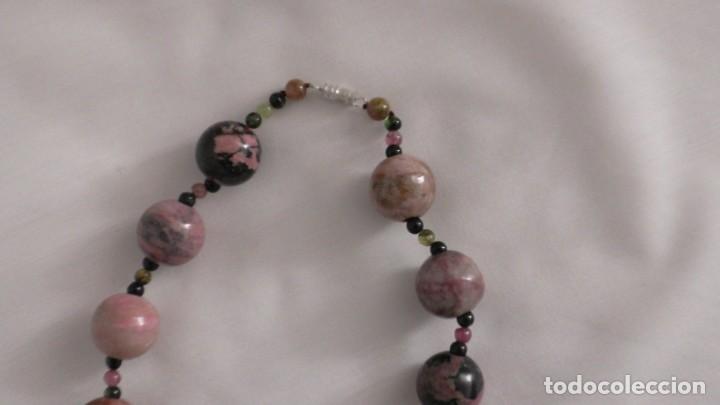Joyeria: Collar de bolas de mineral jaspeado - Foto 13