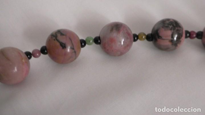 Joyeria: Collar de bolas de mineral jaspeado - Foto 14