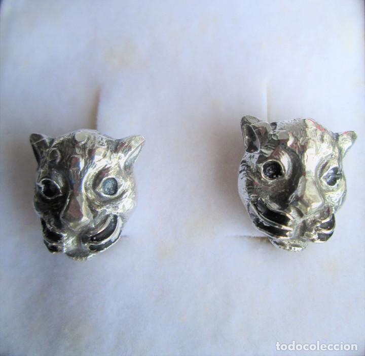 Joyeria: PENDIENTES DE PLATA DE LEY - GATOS - SIN ESTRENAR - Foto 1