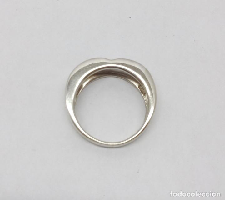Joyeria: ANILLO (TALLA 18) DE PLATA DE LEY CON N&Aacute;CAR - Foto 3