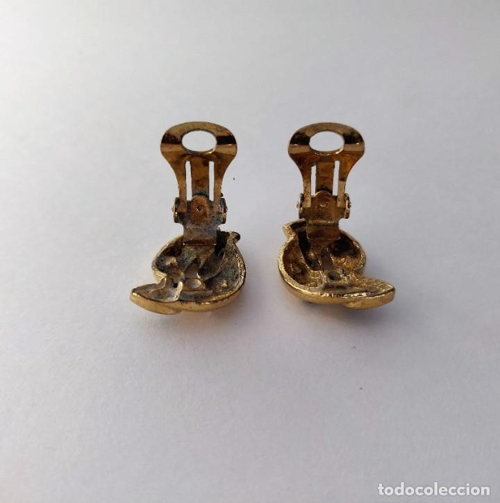 Joyeria: Pendientes Chapados de oro,cierre de clip - Foto 3