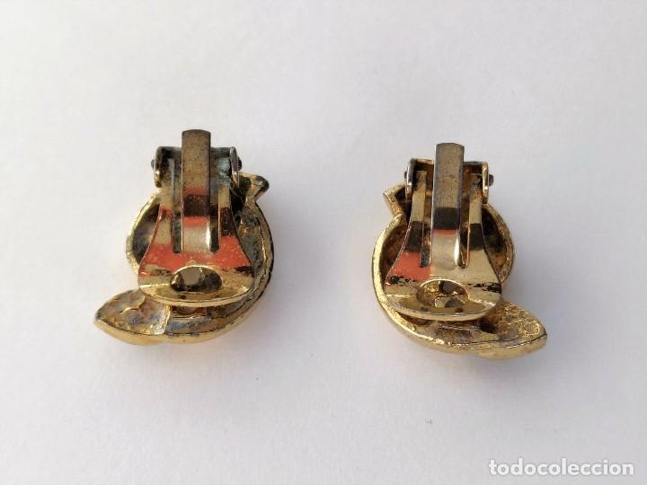 Joyeria: Pendientes Chapados de oro,cierre de clip - Foto 4