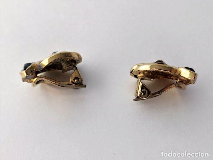 Joyeria: Pendientes Chapados de oro,cierre de clip - Foto 5