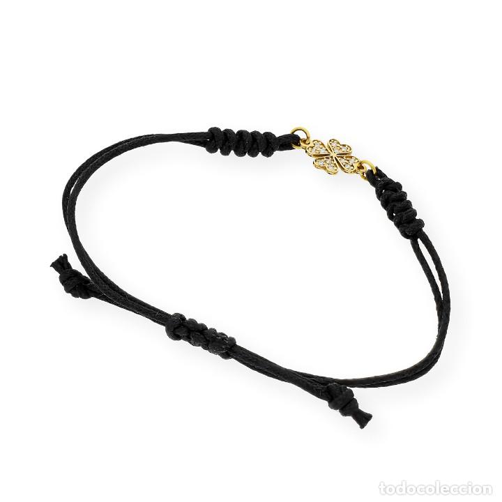 Joyeria: Pulsera de macram&eacute; realizada en oro de ley y diamantes - Foto 6