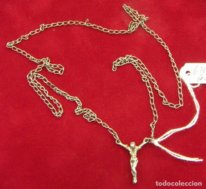 Joyeria: Cadena de plata con cristo - Foto 1