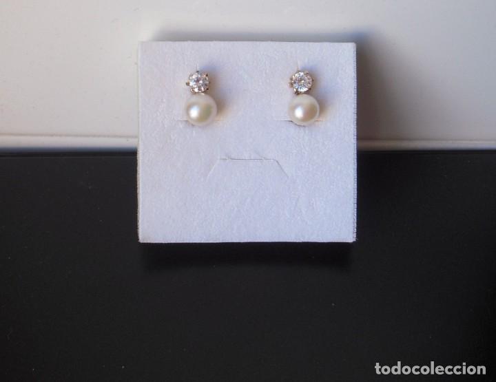 Joyeria: PENDIENTES DE ORO AMARILLO CON PERLA - Foto 1