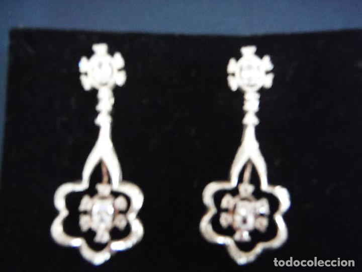 Joyeria: PENDIENTES PLATA RODIADA CON CIRCONITAS - Foto 2