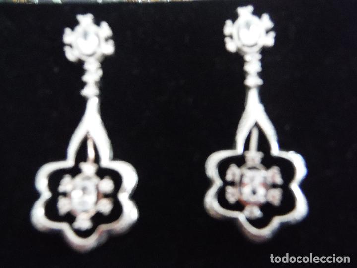 Joyeria: PENDIENTES PLATA RODIADA CON CIRCONITAS - Foto 3