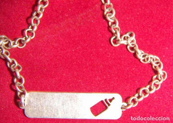 Joyeria: Pulsera de plata con biber&oacute;n - Foto 2