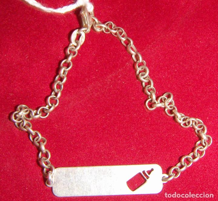 Joyeria: Pulsera de plata con biber&oacute;n - Foto 1