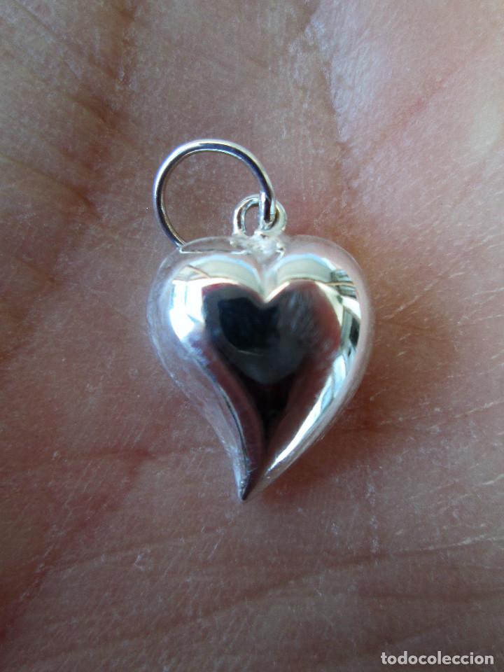 Joyeria: COLGANTE CORAZON DE PLATA DE LEY - SIN ESTRENAR - Foto 4