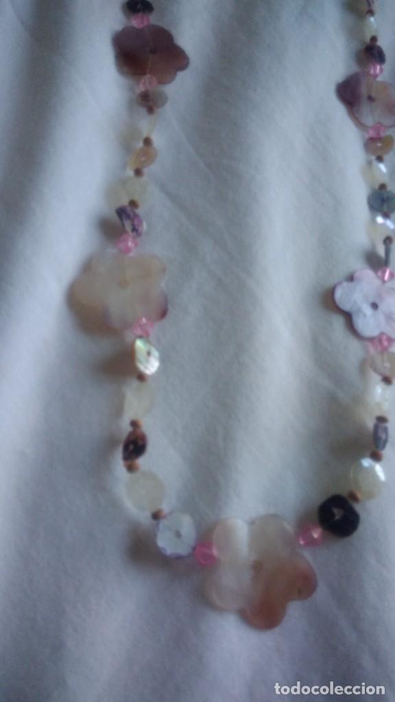 Joyeria: BONITO COLLAR DE FLORES DE N&Aacute;CAR - Foto 3