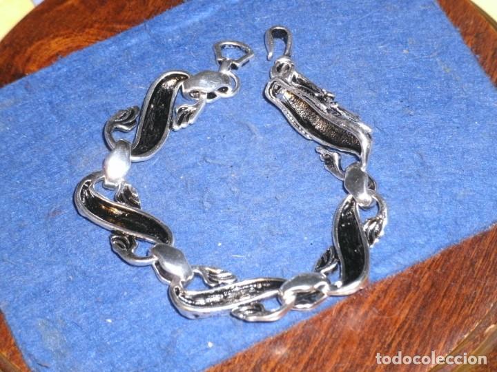 Joyeria: PULSERA PLATEADA ORIENTAL DRAGON O PERRO FOO. - Foto 11