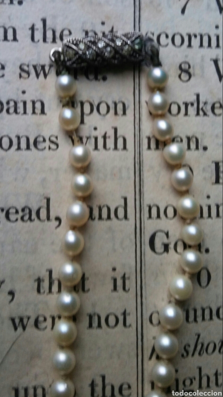 Joyeria: Collar de perlas de cultivo y plata - Foto 3
